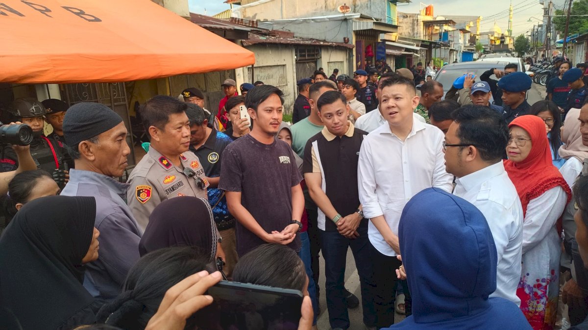 Gerindra Sulsel Tunjukkan Kepedulian, Kunjungi Korban Perang Kelompok di Tallo