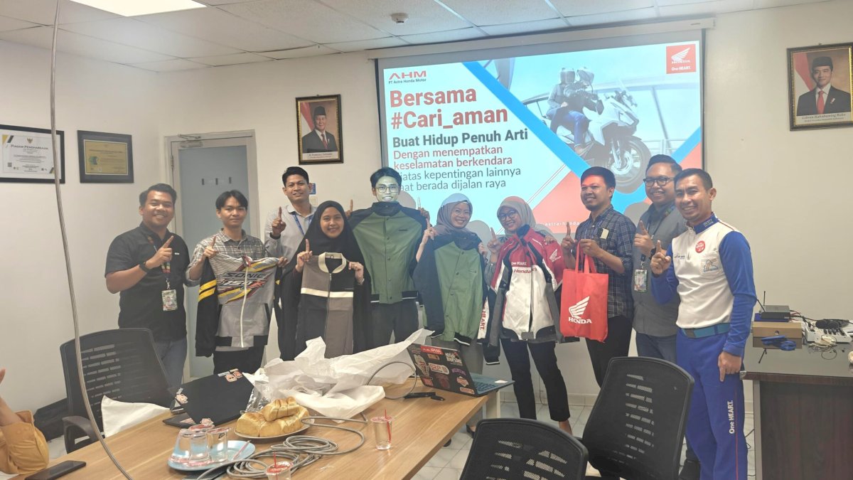 Asmo Sulsel Gelar Edukasi Safety Riding untuk Karyawan PT Nippon Indosari Corpindo