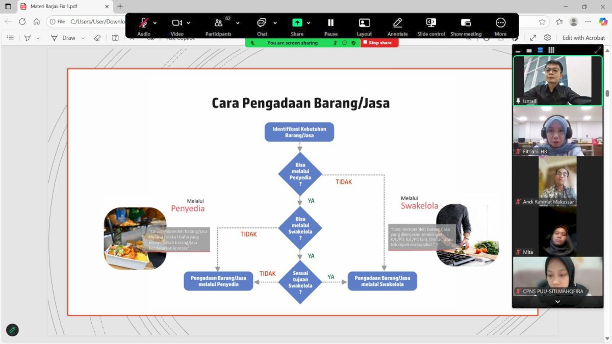Implementasi Corporate University, ASN Kanwil Kemenkum Sulsel Dibekali Pemahaman Pengadaan Barang-Jasa Pemerintah