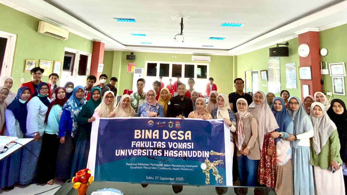 Fakultas Vokasi Unhas Gelar Bina Desa di Puskesmas Kassi-Kassi