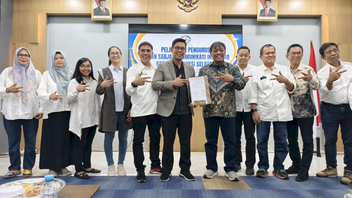 Andi Edy Manaf Nahkodai ISKI Sulsel, Siap Jawab Tantangan Komunikasi Era Digital