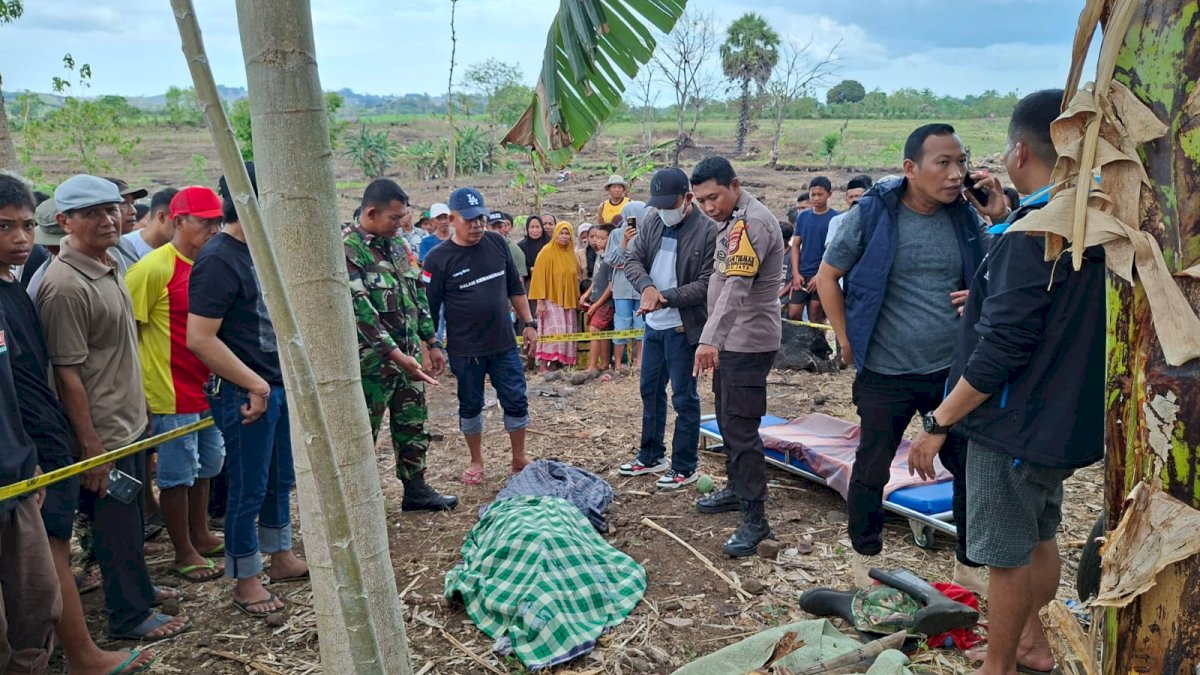 Pria di Jeneponto Ditemukan Tewas Bersimbah Darah di Kebun, Polisi Selidiki Penyebabnya