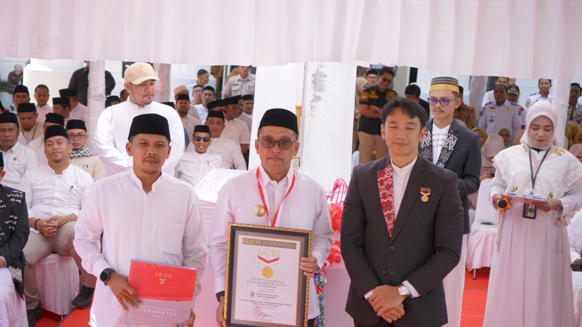 Semarak Maudu Turatea di Jeneponto, 15.198 Bakul Maulid Catat Rekor MURI
