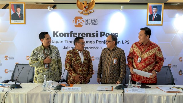 Press conference perubahan tingkat bunga penjaminan LPS. Foto: Istimewa.