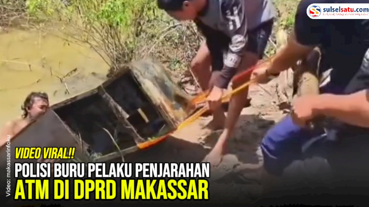 VIDEO: Polisi Buru Pelaku Penjarahan ATM di DPRD Makassar