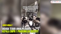VIDEO: Diduga Tegur Anak Pejabat, Kepala SMPN 1 Prabumulih Dicopot