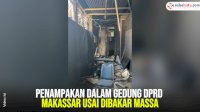 VIDEO: Penampakan Dalam Gedung DPRD Makassar Usai Dibakar Massa