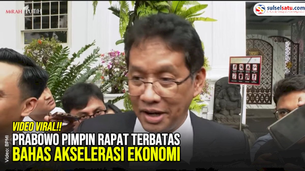 VIDEO: Prabowo Pimpin Rapat Terbatas Bahas Akselerasi Ekonomi