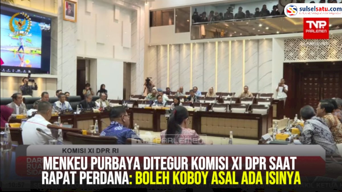 VIDEO: Menkeu Purbaya Ditegur Komisi XI DPR saat Rapat Perdana: Boleh Koboy Asal Ada Isinya