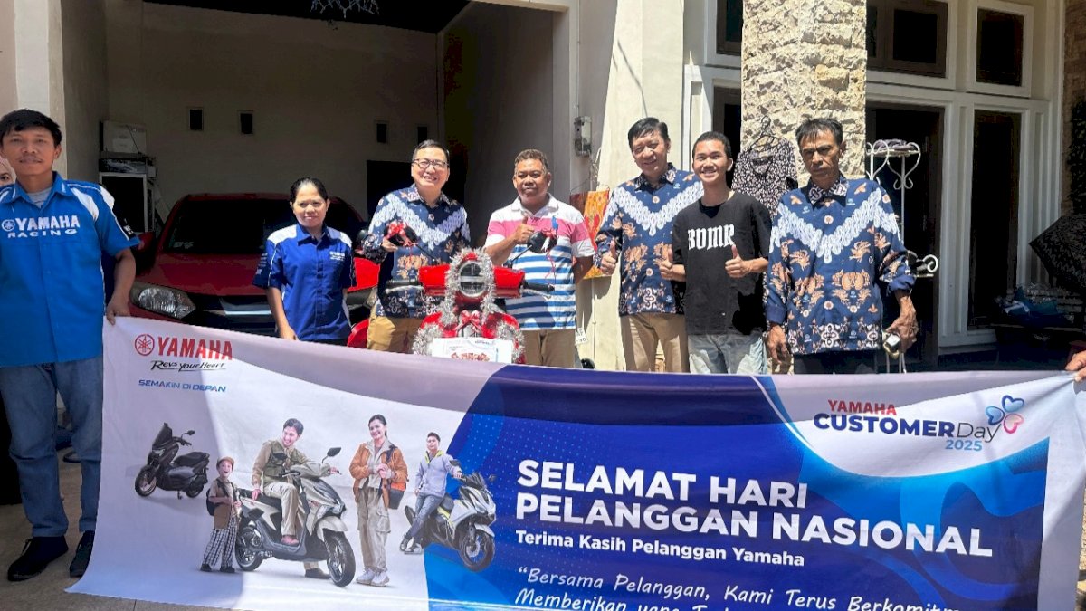 Semangat Hari Pelanggan Nasional, Yamaha Bersama PT SJAM Beri Pelayanan Spesial kepada Konsumen