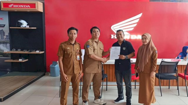 Asmo Sulsel kerja sama dengan SMK 8 Pangkep. Foto: Istimewa.