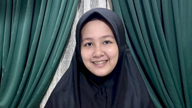 Pelajar SD Islam Athirah 2 Bukit Baruga Kalyca Mikhaela Aqeela Dinnoor. Foto: Istimewa.