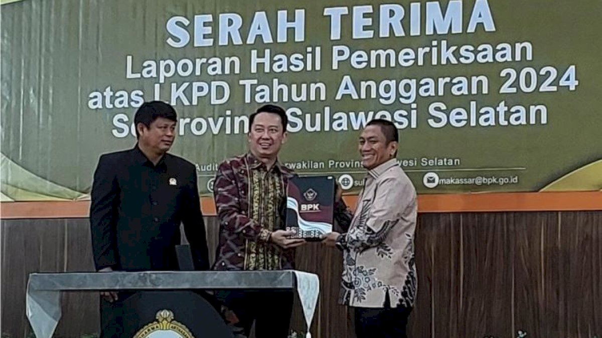Pimpinan DPRD dan Bupati Luwu Timur Terima Penghargaan Opini WTP dari BPK RI untuk LKPD Tahun Anggaran 2024