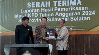 Pimpinan DPRD dan Bupati Luwu Timur Terima Penghargaan Opini WTP dari BPK RI untuk LKPD Tahun Anggaran 2024