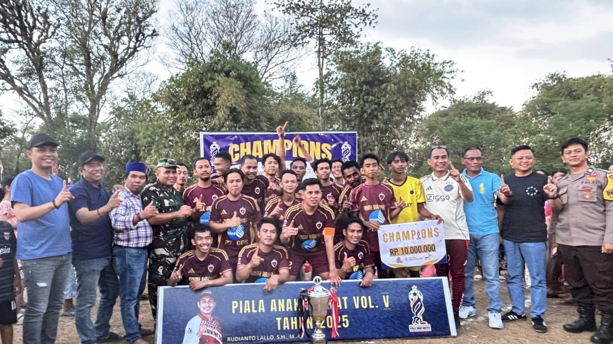 Merawat Silaturahmi Warga Lakkang, Rudianto Lallo Konsisten Hadirkan Liga Anak Rakyat