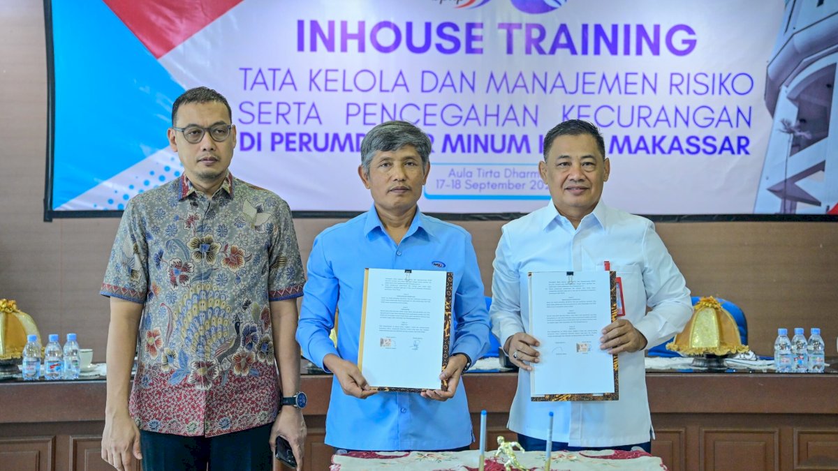 Hamzah Ahmad: MoU dengan BPKP Jadi Langkah Strategis Perbaikan Tata Kelola PDAM Makassar