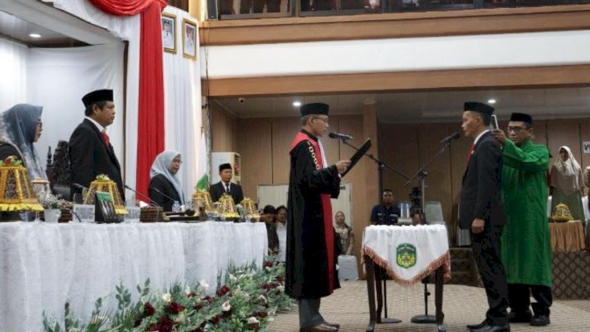 DPRD Lutim Gelar Paripurna Istimewa, Jihadin Paruge Resmi Dilantik Wakil Ketua I