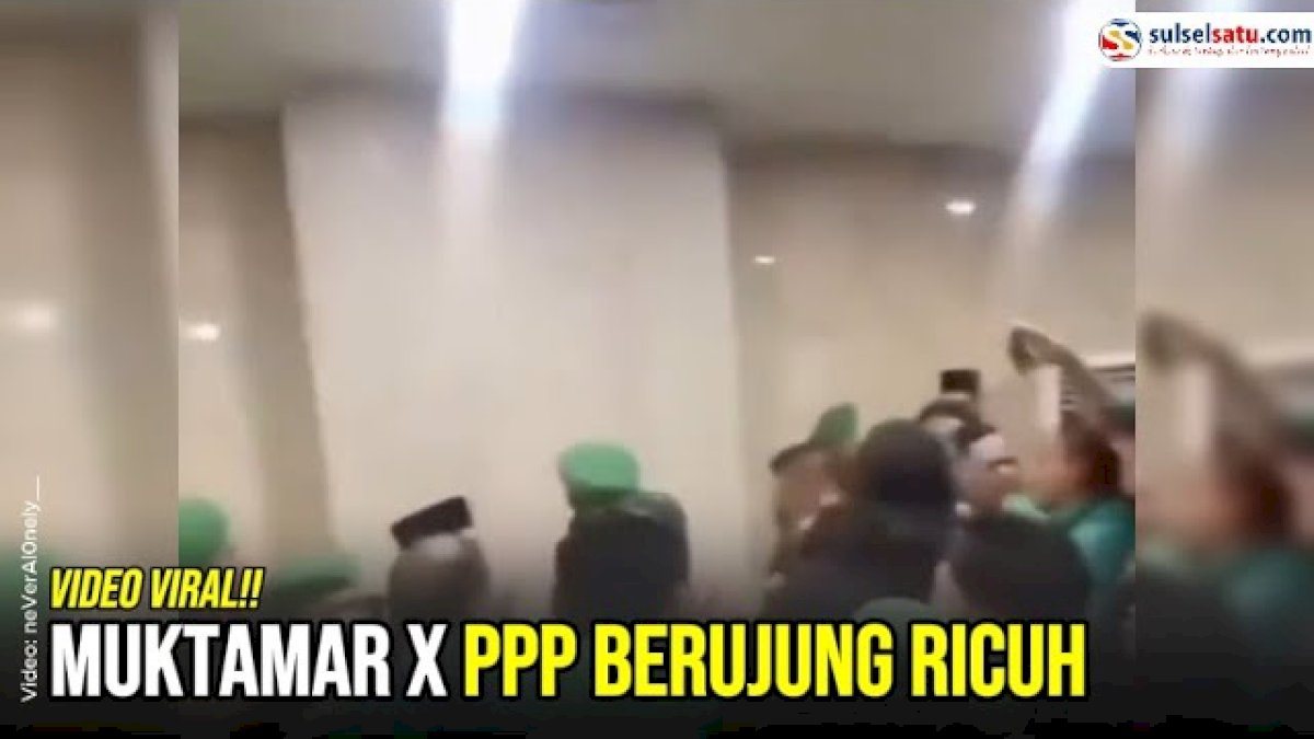 VIDEO: Muktamar X PPP Berujung Ricuh