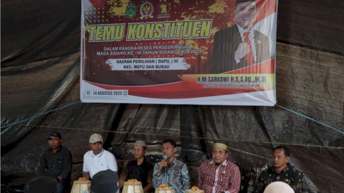 Sarkawi Hamid Siap Kawal Aspirasi Warga Burau Terkait Pembangunan dan Kesejahteraan