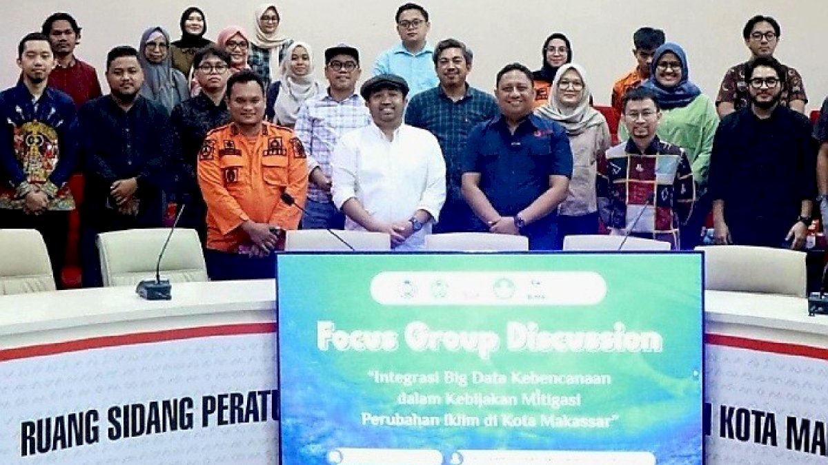 Sekretaris Bappeda Makassar Hadiri FGD Big Data Kebencanaan