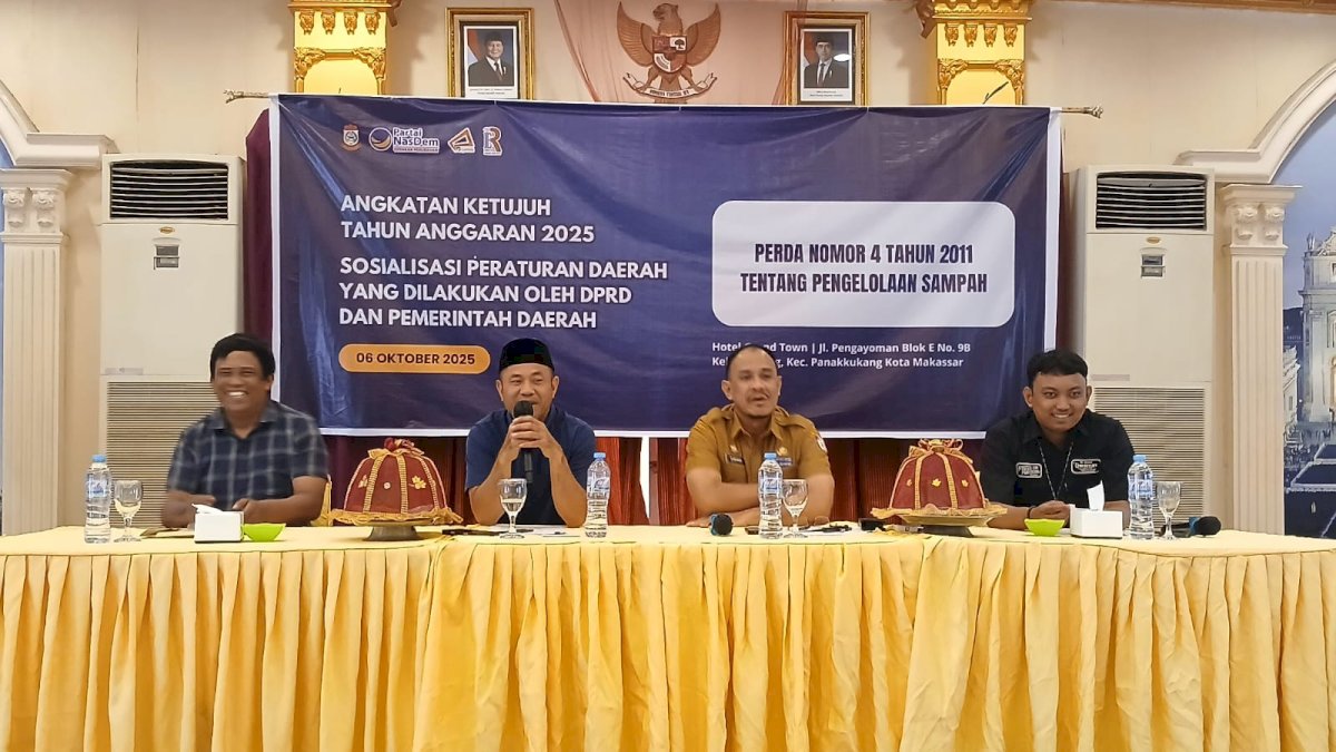 Gelar Sosialisasi Perda Pengelolaan Sampah, Jufri Pabe Dorong Partisipasi Warga Wujudkan Kota Bersih