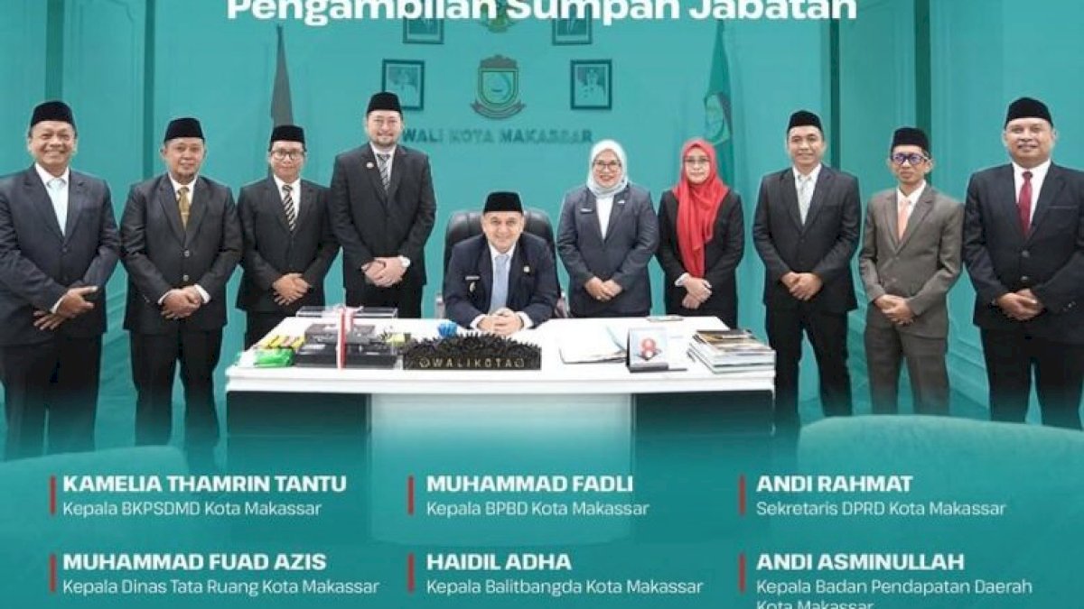 Bappeda Ucapkan Selamat Pelantikan Untuk Jajaran Pejabat Baru Lingkup Pemkot Makassar