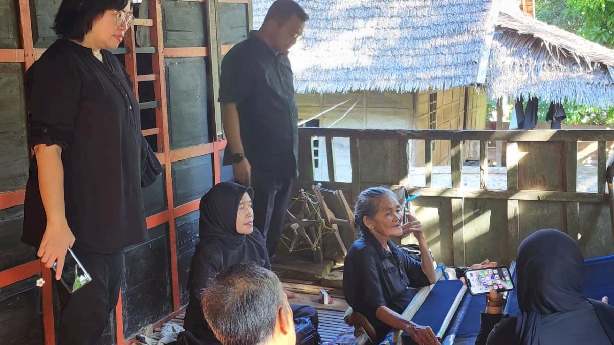 DJKI Bersama Kanwil Kemenkum Sulsel Lakukan Pemeriksaan Substantif Indikasi Geografis Tenun Kajang Bulukumba