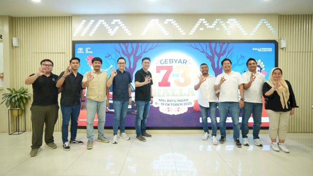 Press conference Kalla Toyota spesial Gebyar 73th KALLA. Foto: Istimewa.
