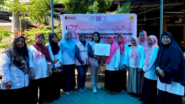 Srikandi PLN UIP Sulawesi bantu usaha perempuan di Makassar. Foto: Istimewa.
