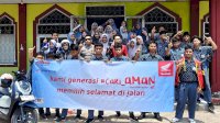 Asmo Sulsel Gandeng Polres Gowa Edukasi Safety Riding kepada Siswa Madrasah Madani Gowa