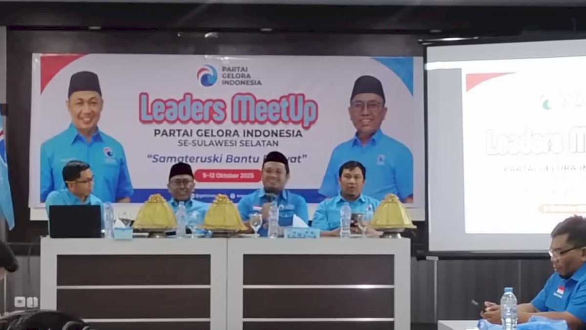 Partai Gelora Sulsel Teguhkan Kepemimpinan Solutif Lewat Leaders Meet Up di Tiga Zona