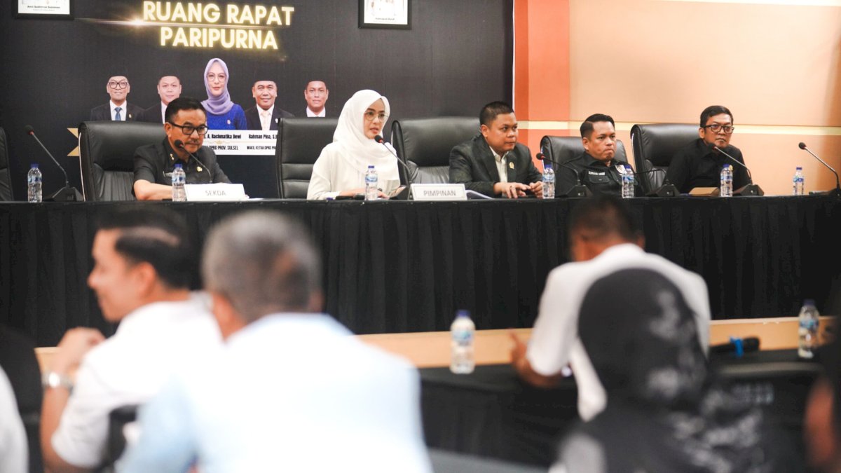DPRD dan Pemprov Sulsel Sinergi Wujudkan APBD Berkeadilan