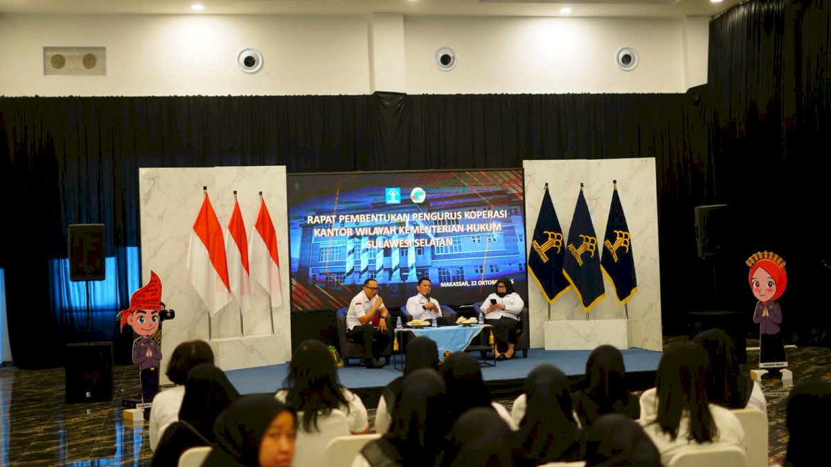 Kanwil Kemenkum Sulsel Bentuk Pengurus Koperasi, Dorong Kesejahteraan ASN Melalui Semangat Kebersamaan