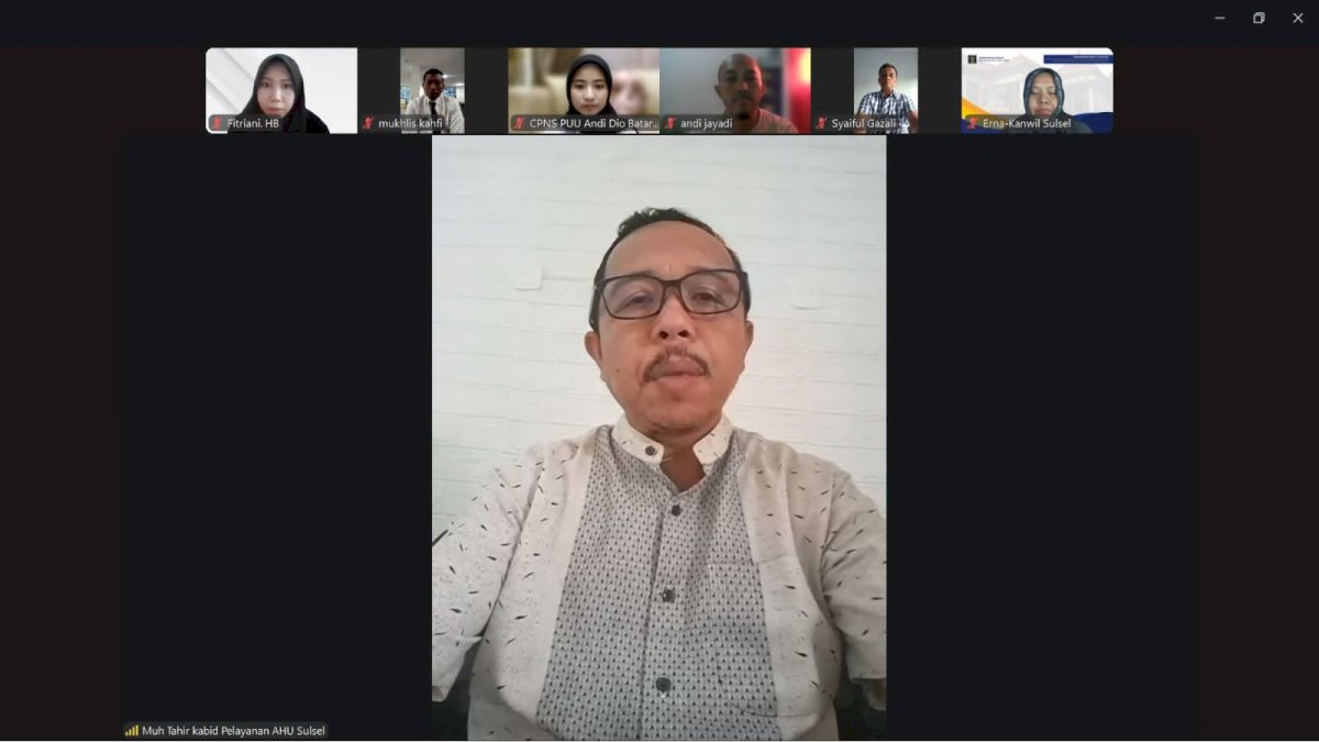 Jajaran Kanwil Kemenkum Sulsel Diimbau Jaga Nama Baik Instansi dan Terapkan Permenkum Terbaru