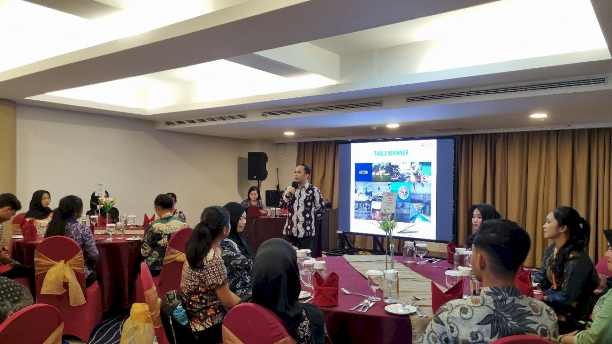 Aston Makassar Masuk Daftar Hotel Favorit untuk Pelatihan Table Manner