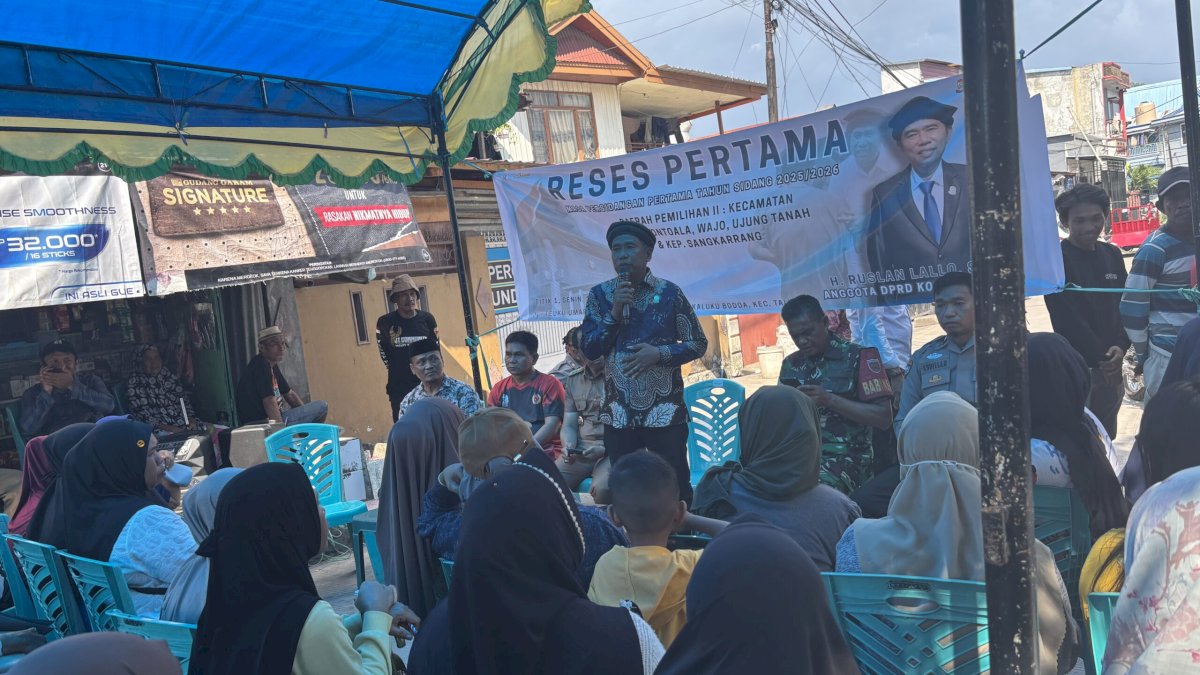 Ruslan Lallo Serap Aspirasi Warga Kaluku Bodoa dan Tallo, Tegaskan Komitmen Bangun Wilayah