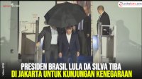VIDEO: Presiden Brasil Lula da Silva Tiba di Jakarta untuk Kunjungan Kenegaraan