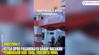 VIDEO: Ketua DPRD Pasangkayu Gagap Bacakan Pembukaan UUD 1945, Videonya Viral