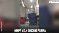 VIDEO: Gempa M 7,4 Guncang Filipina