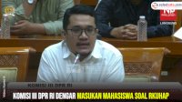 VIDEO: Komisi III DPR RI Dengar Masukan Mahasiswa Soal RKUHAP