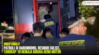 VIDEO: Patroli di Barombong, Resmob Sulsel Tangkap 10 Remaja Diduga Geng Motor