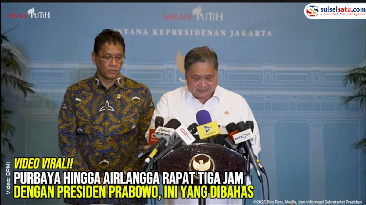 VIDEO: Purbaya hingga Airlangga Rapat Tiga Jam dengan Presiden Prabowo, Ini yang Dibahas