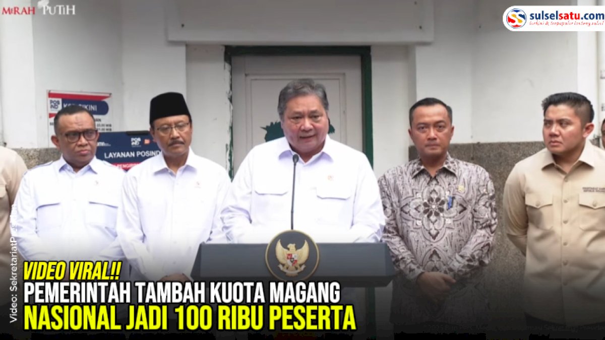 VIDEO: Pemerintah Tambah Kuota Magang Nasional Jadi 100 Ribu Peserta