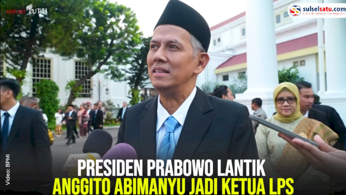 VIDEO: Presiden Prabowo Lantik Anggito Abimanyu Jadi Ketua LPS