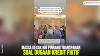 VIDEO: Massa Desak BNI Pinrang Transparan Soal Dugaan Kredit Fiktif