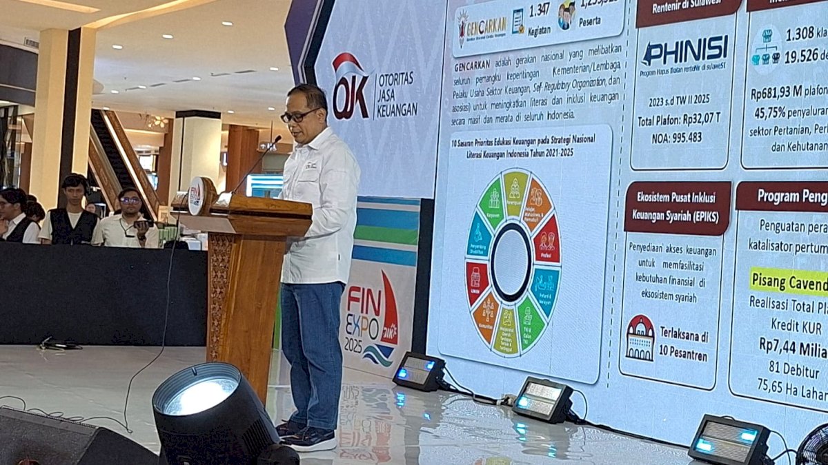 OJK Sulselbar Catat Aset Perbankan Syariah Rp18,26 Triliun, Tumbuh 21,08 Persen