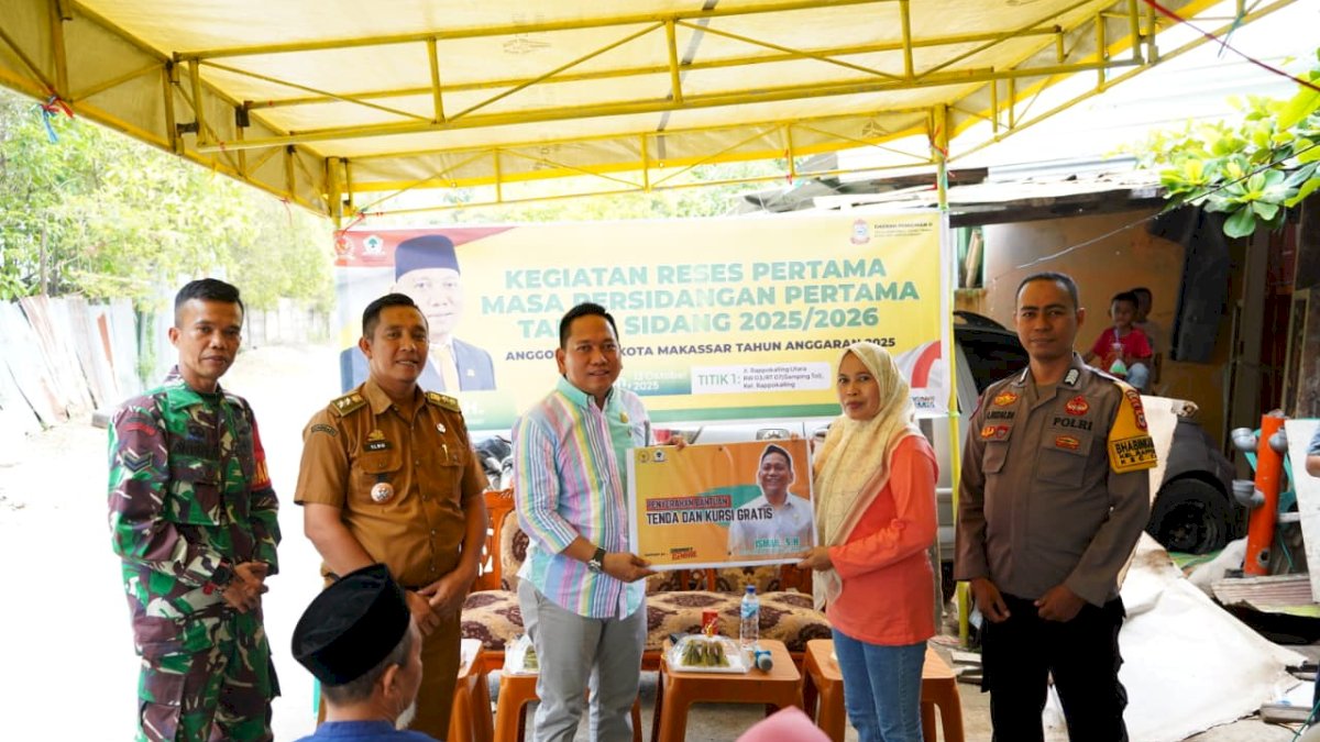 Reses di Delapan Titik, H Ismail Bagikan Tenda Gratis dan Kawal Aspirasi Warga Utara Makassar