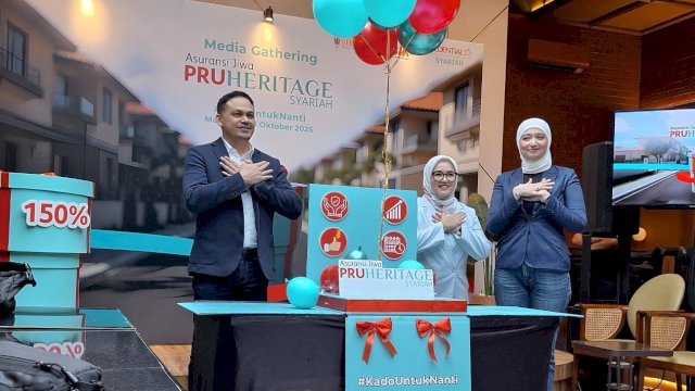 Peluncuran PRUHeritage Syariah Essential Plan di Makassar, Foto: Sri Wahyu Diastuti / Sulselsatu.com.