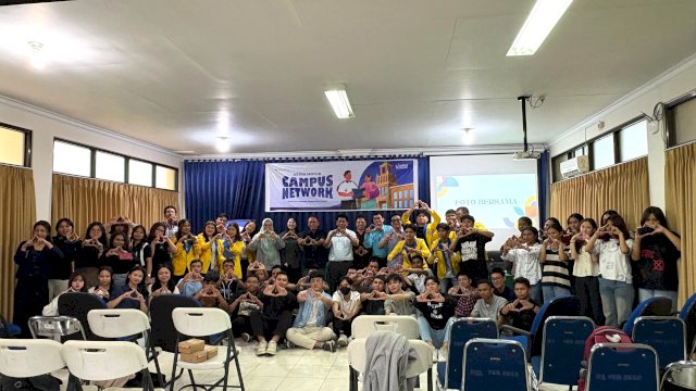 Campus Network Asmo Sulsel di Universitas Atma Jaya Makassar. Foto: Istimewa. 