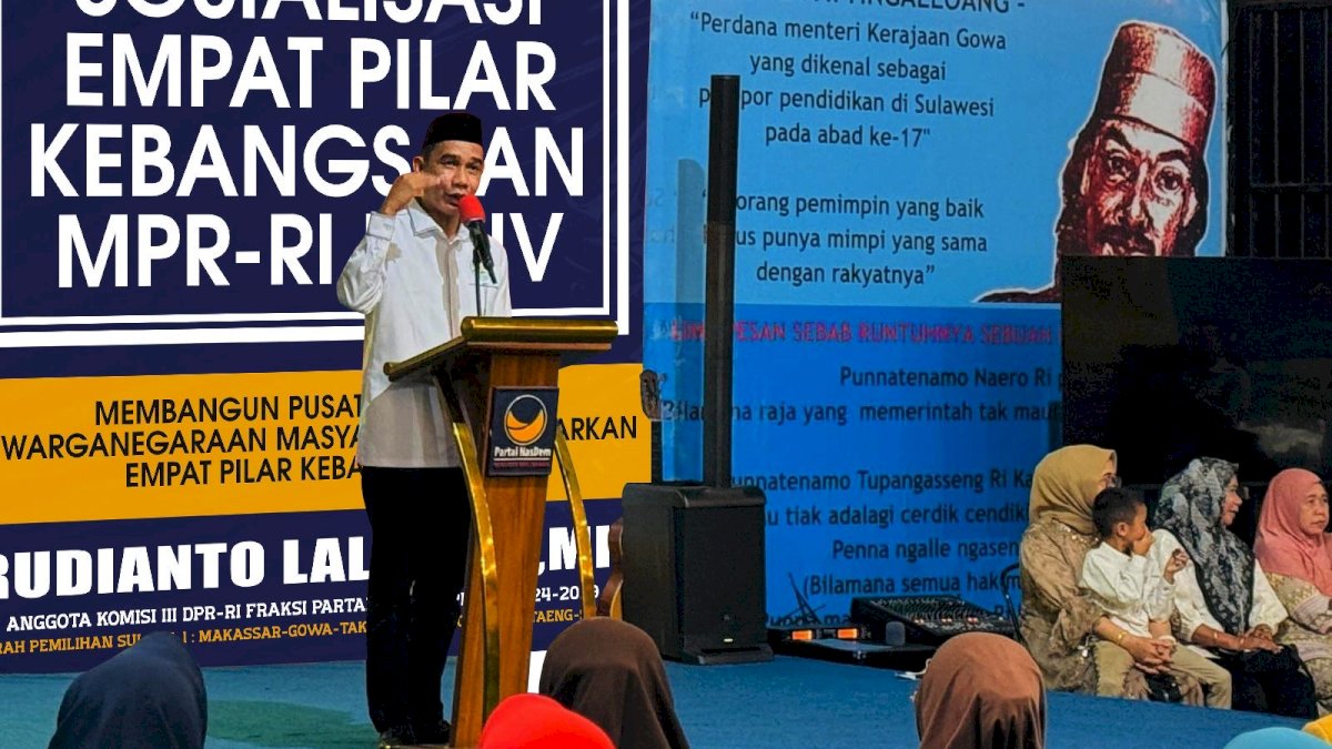 Gelar Sosialisasi Empat Pilar ke Pekerja Keagamaan, Rudianto Lallo: Mari menjadi Pusat Pendidikan Masyarakat